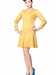 Sukienka Sukienka Model Amber Mustard